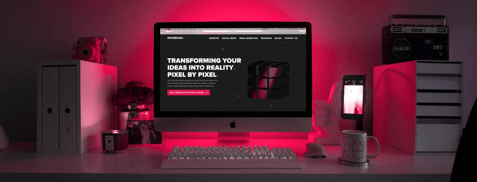 Custom versus template websites